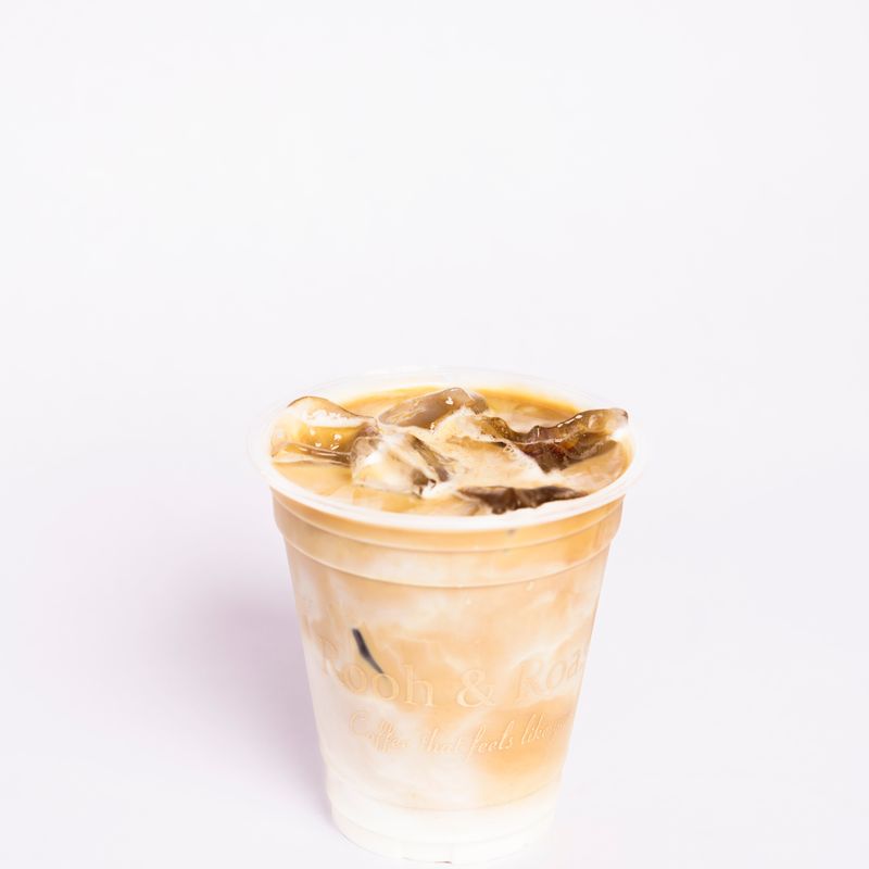 Iced latte susu nabati, bebas dairy